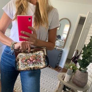 Vintage Tapestry clutch